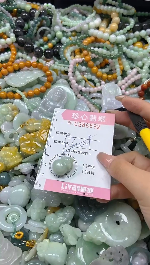 翡翠未镶嵌颈饰闪购0286592多样性发其一