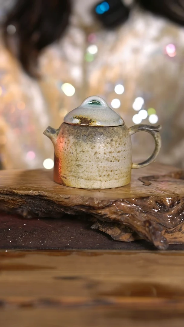 景德镇纯柴烧 秦权壶 120cc 47