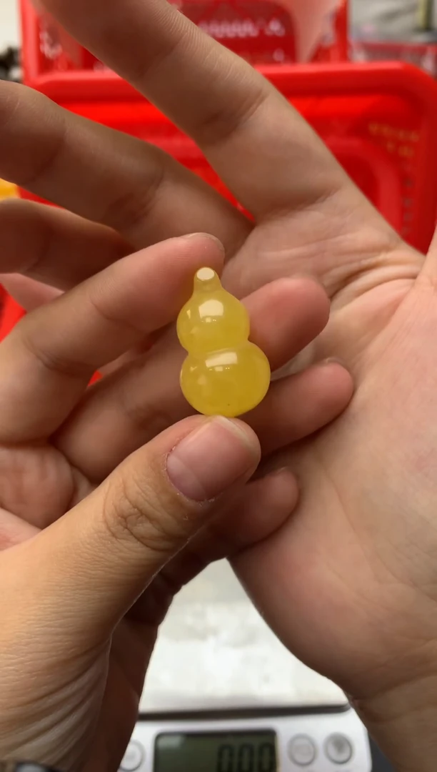 【闪购商品】琥珀珠宝奇石未镶嵌020琥珀蜜蜡 微瑕 花粉