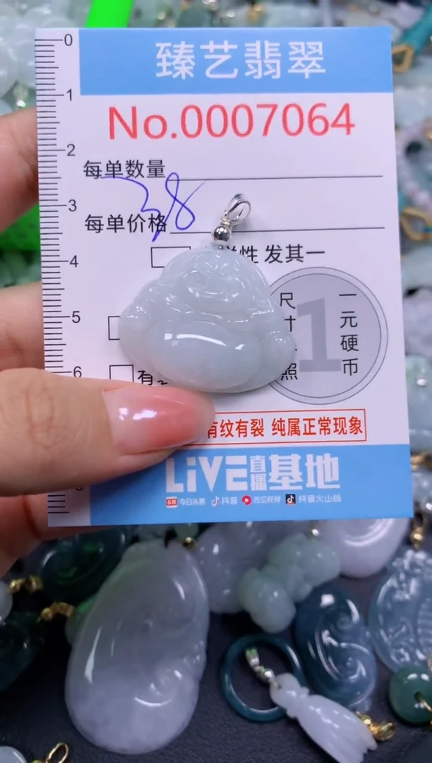 颈饰未镶嵌翡翠7064