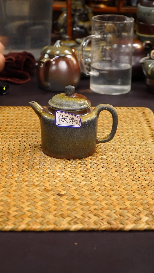 茶壶紫砂纯自然柴烧
