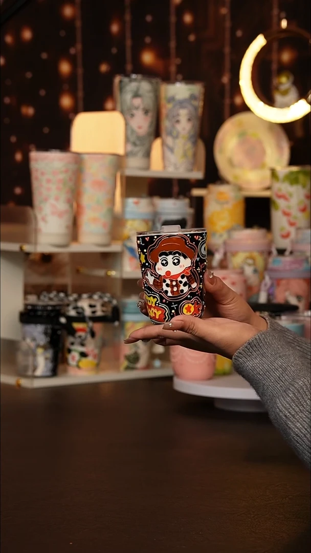 (玉泥）景德镇手工手绘文创陶瓷杯