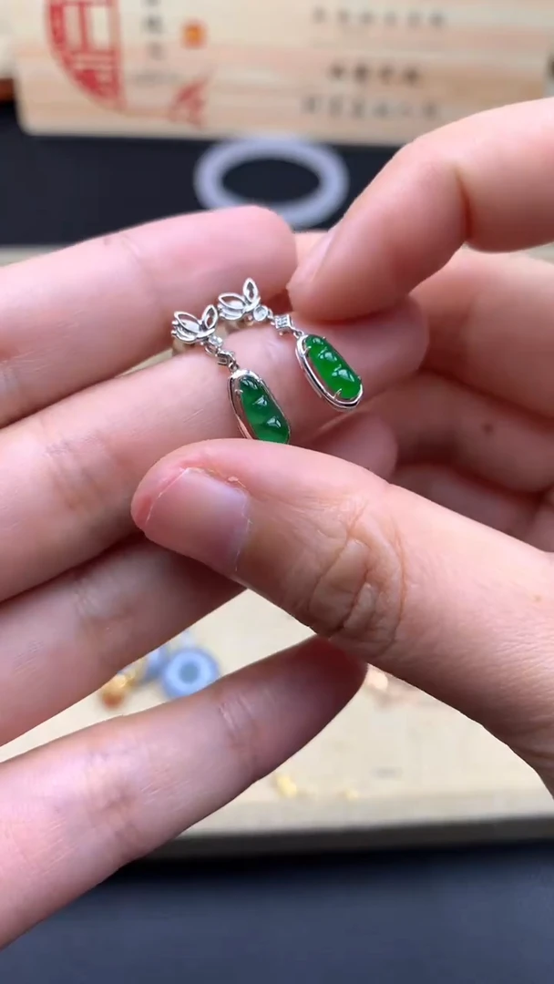 【闪购商品】定制翡翠18K金镶嵌//////////危料