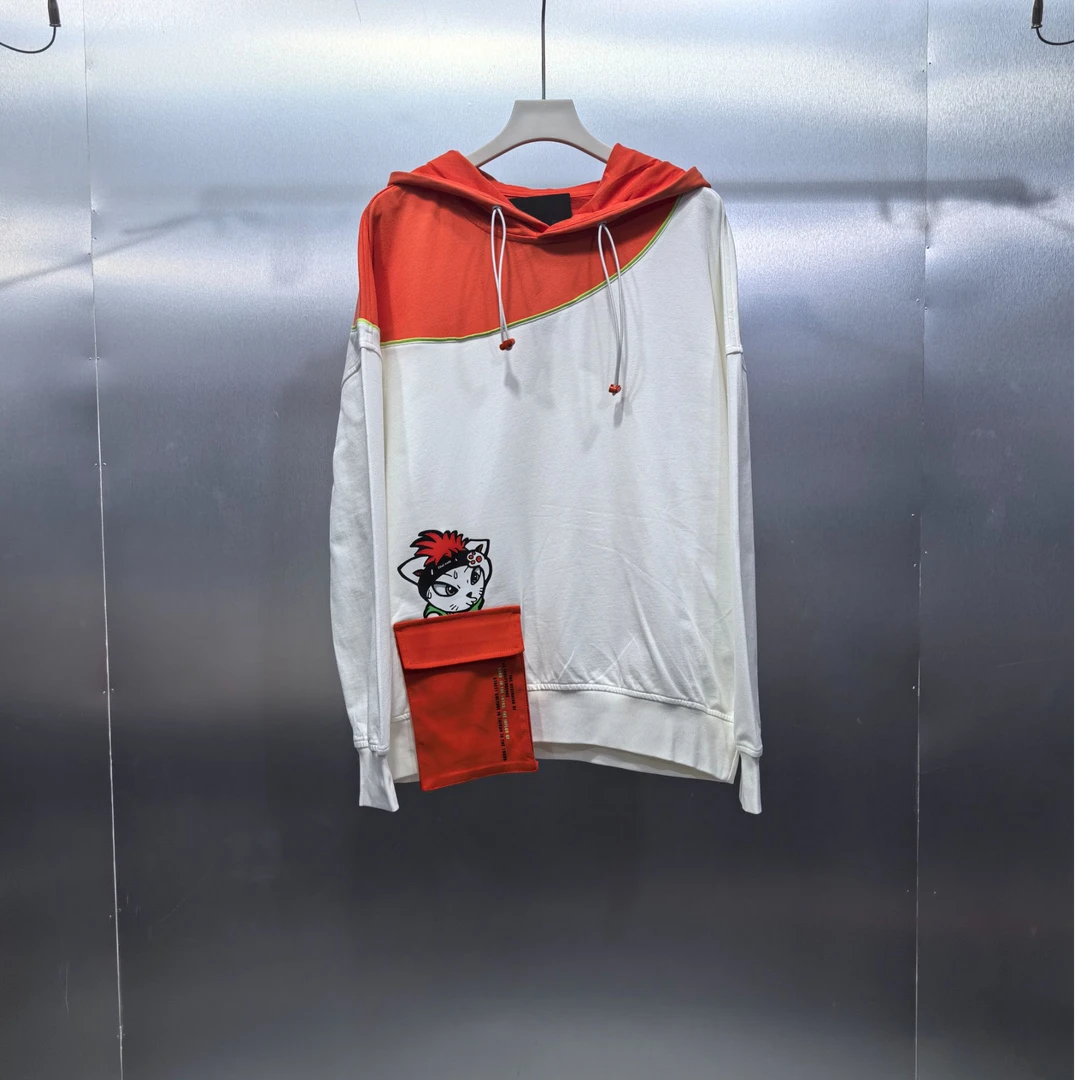 C04-53133-XX春秋季夏季立体口袋设计时尚连帽卫衣