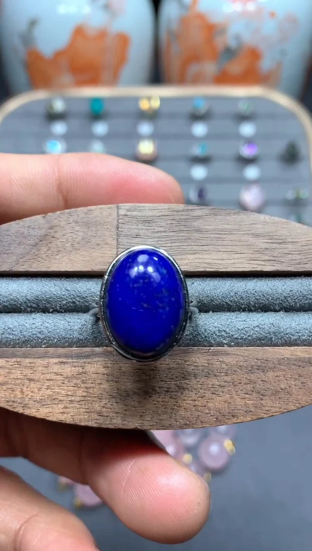 【闪购商品】青金石戒指未镶嵌W8（随机性发货只发一单）