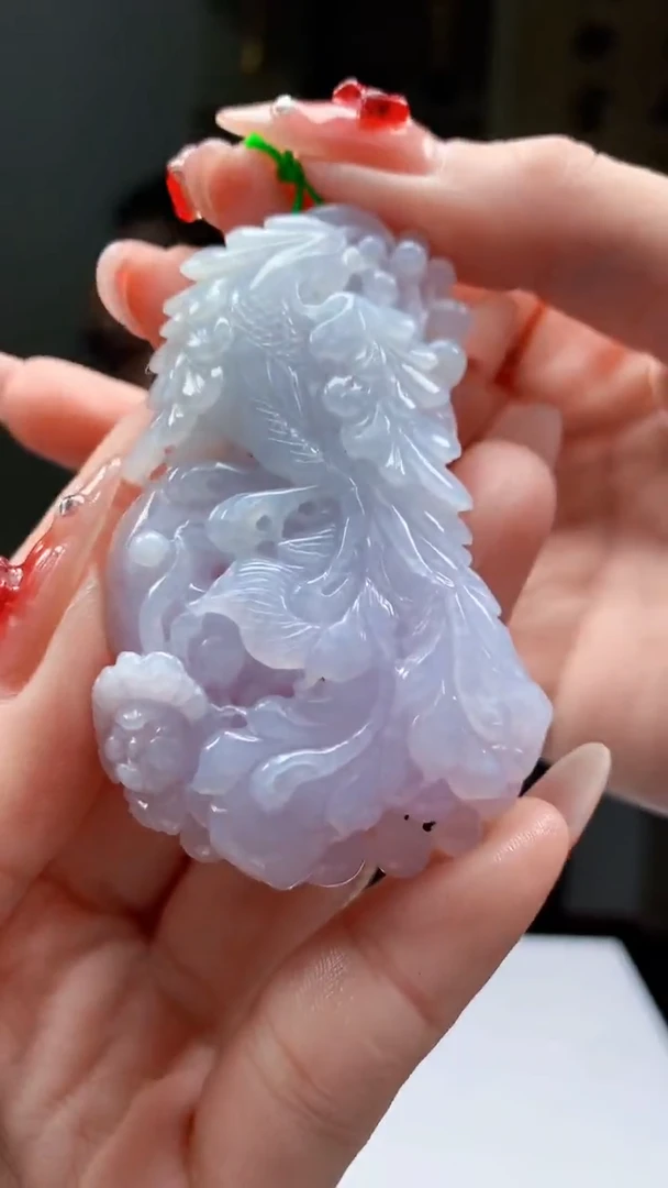 【闪购商品】定制翡翠未镶嵌1049ry-毛货挂件47