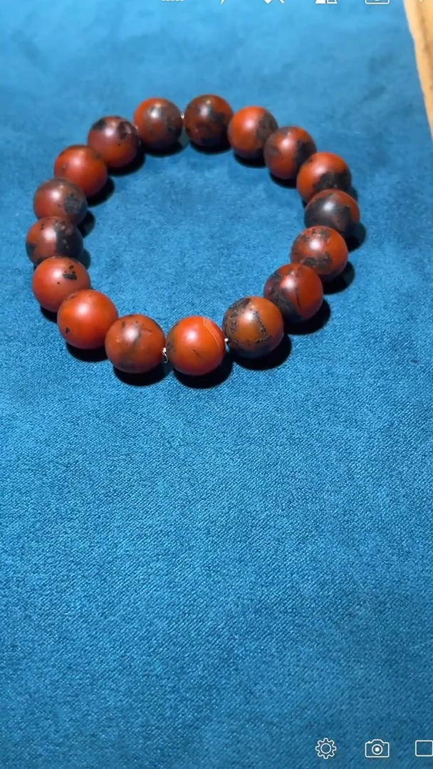 【闪购商品】定制南红玛瑙CC圆珠手串41.9g