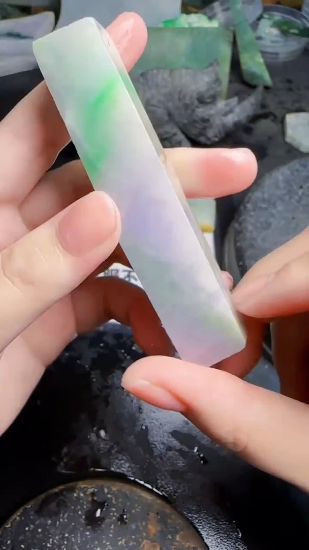 未镶嵌挂件翡翠老*:天然翡翠031
