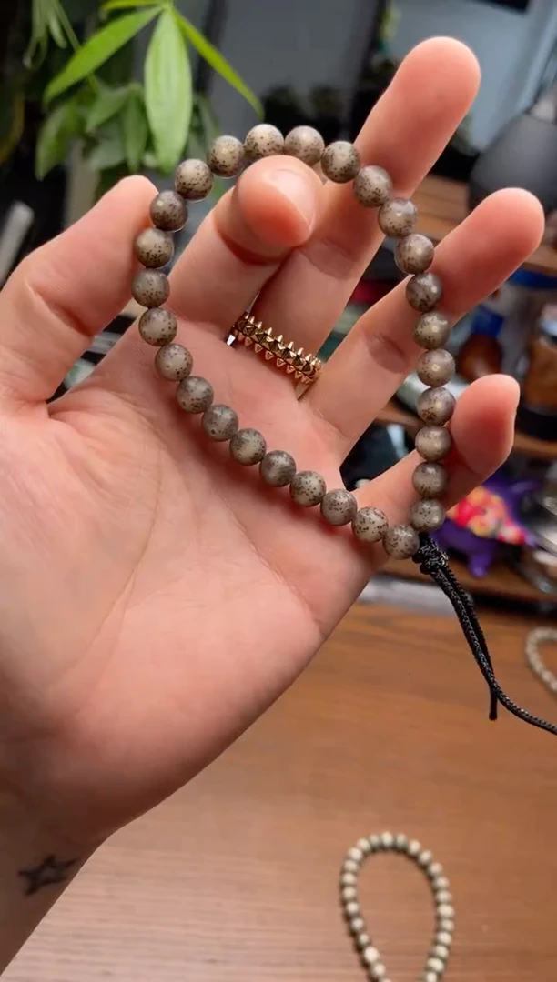 星月菩提吊坠8mm星月圆珠体验款