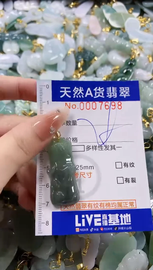 颈饰未镶嵌翡翠天然A货翡翠