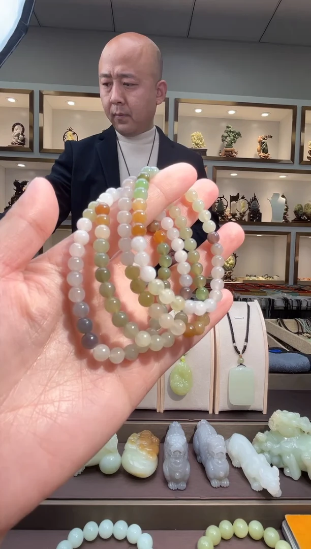 颈饰未镶嵌和田玉多样性发货1