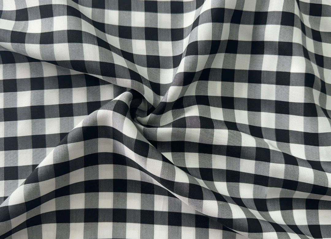 格子醋酸面料【CG502】