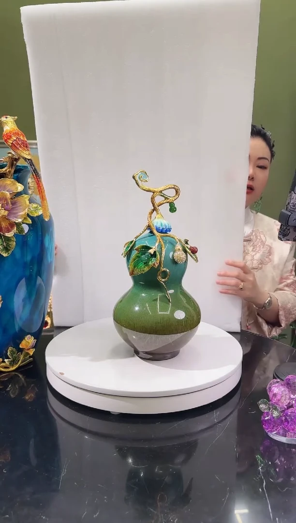 陶瓷珐琅彩   五福临门