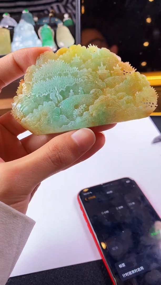 未镶嵌定制翡翠M***李6960毛货不退不换