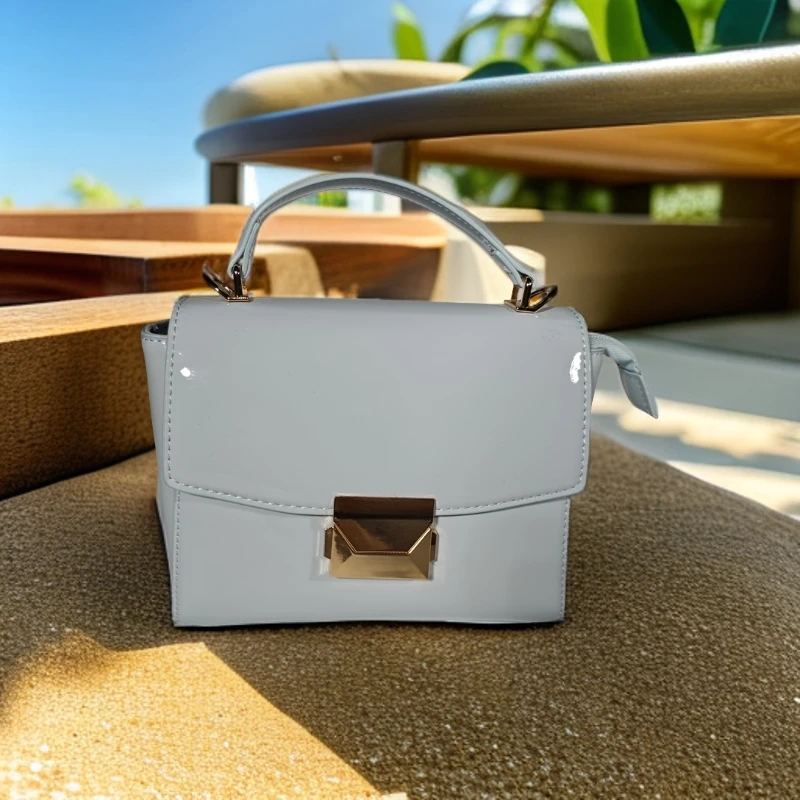 欧式风格插扣式手提凯莉包商场同款轻奢时尚百搭女士经典盒子包