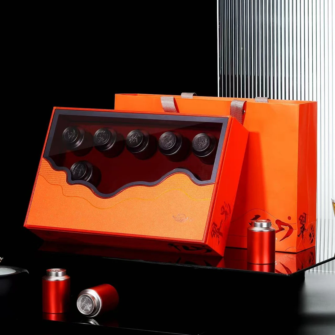 【远大前程】大红袍 岩茶乌龙茶 千风翠影茶叶礼盒装 过节送礼-兵