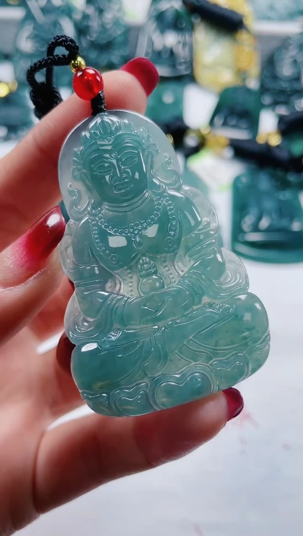 【闪购商品】翡翠颈饰未镶嵌多样性发货一件发货-度母