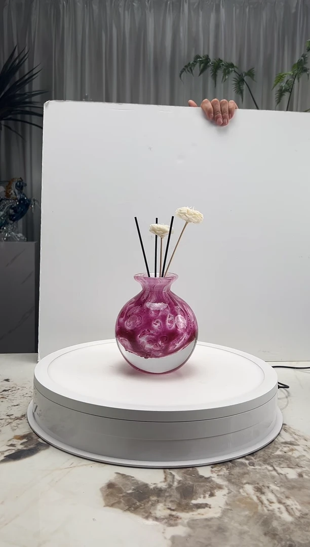 茶盏琉璃水晶香薰瓶