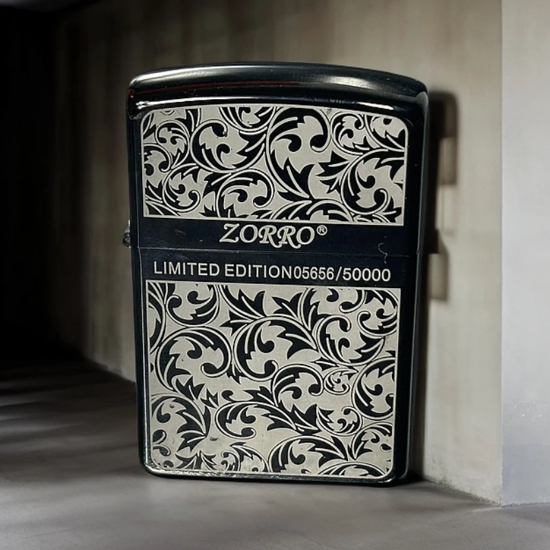 【Z91742A黑冰】ZORRO黑冰唐草印花打火机