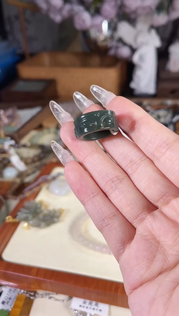 未镶嵌戒指和田玉多样性发货其一孤品默认微瑕