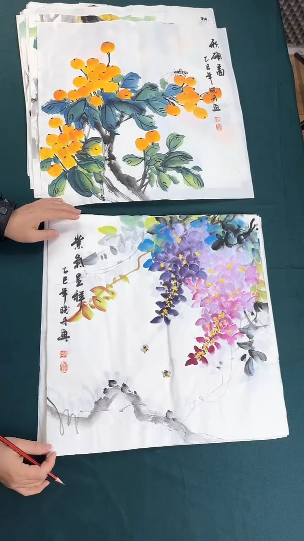 【闪购商品】国画紫气东来手绘5