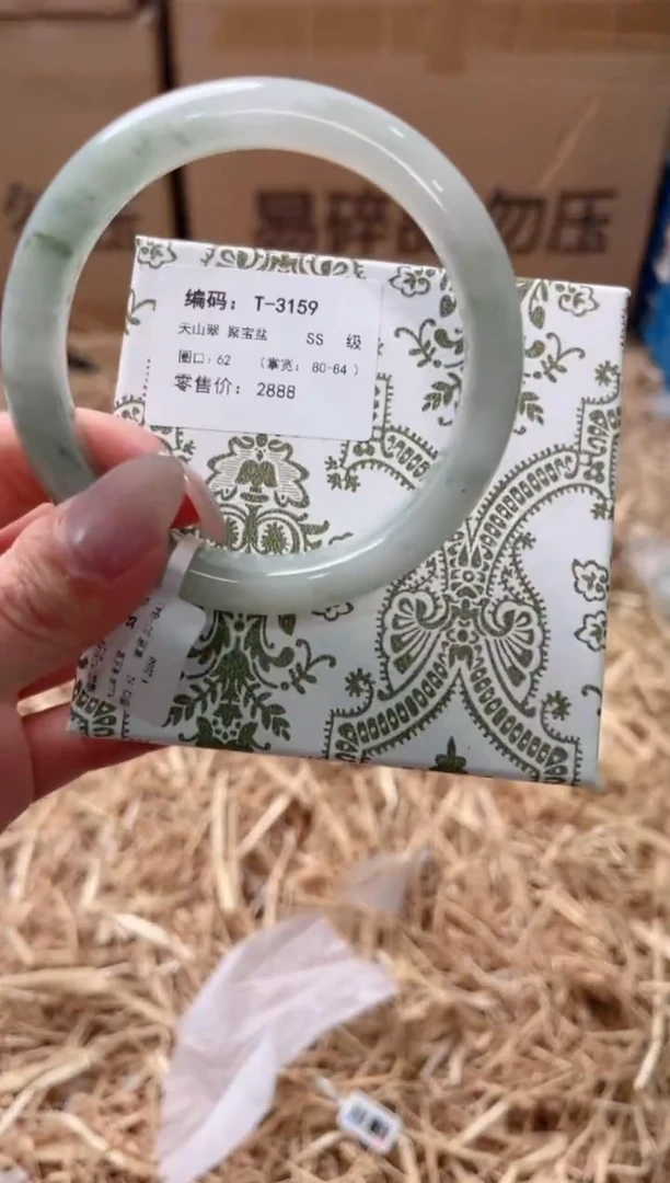 未镶嵌手镯石英质玉T-3159