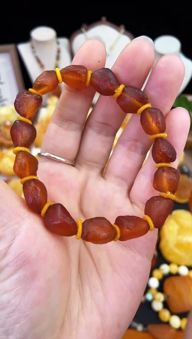 琥珀未镶嵌珠宝奇石柒月
