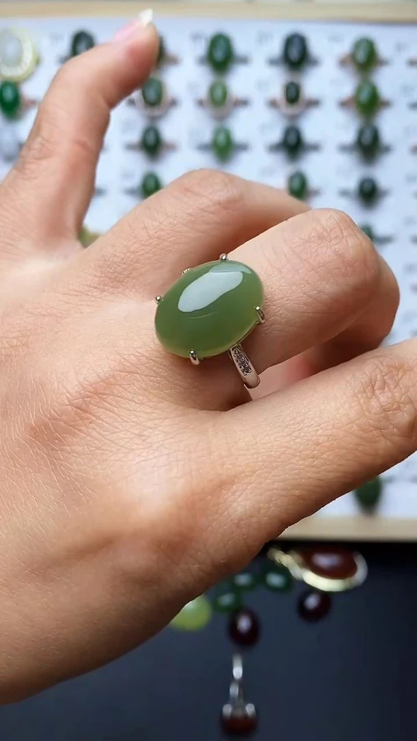 【闪购商品】和田玉戒指未镶嵌1