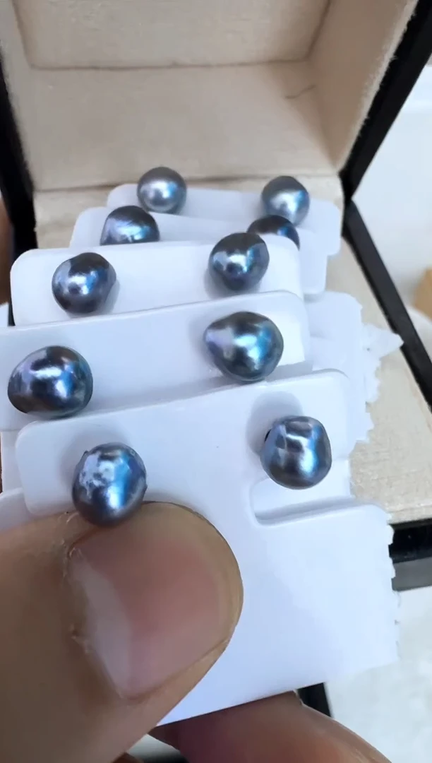 【闪购商品】海水珍珠耳饰银S925镶嵌巴洛克多样性发其一