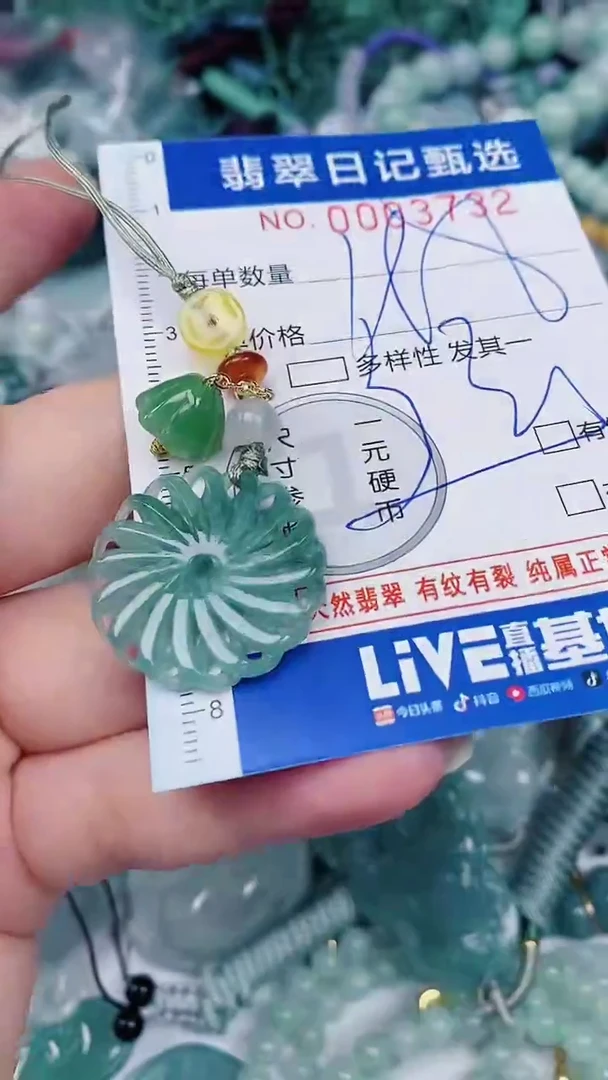 翡翠未镶嵌颈饰00003732