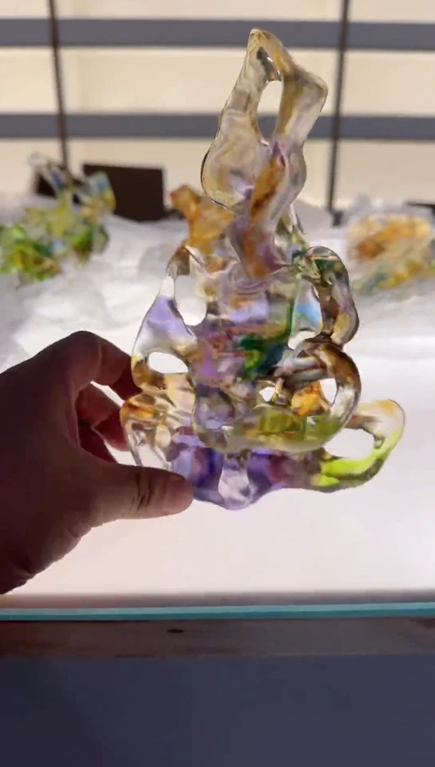 手工艺品琉璃古法琉璃异性太湖石