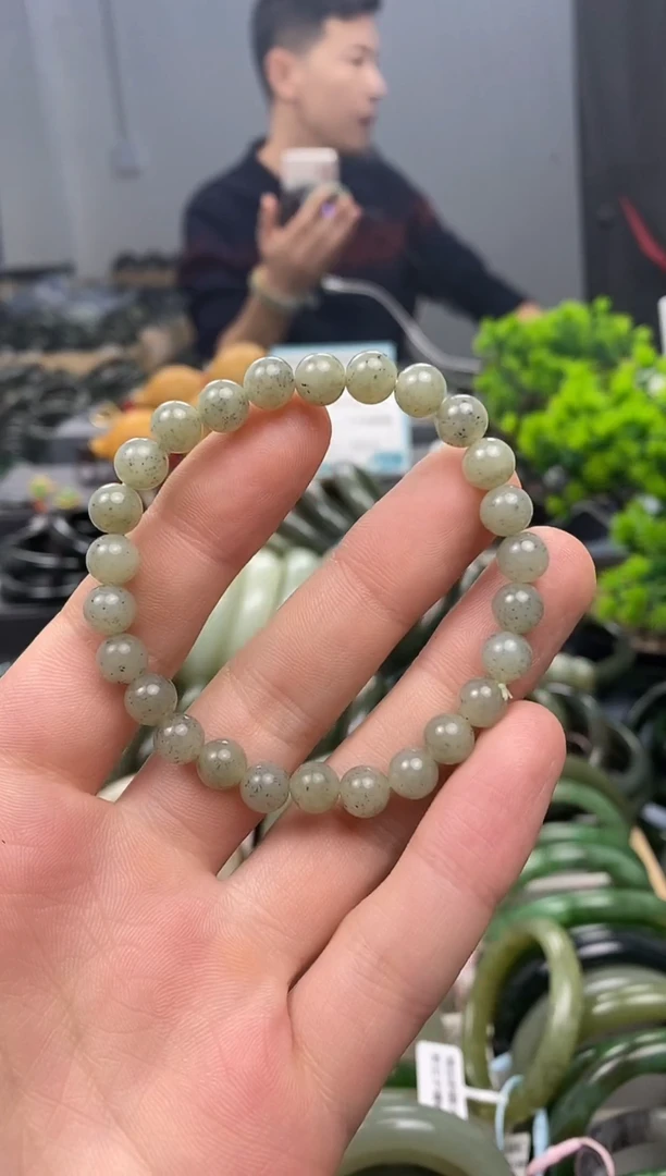 未镶嵌手镯和田玉7.2mm