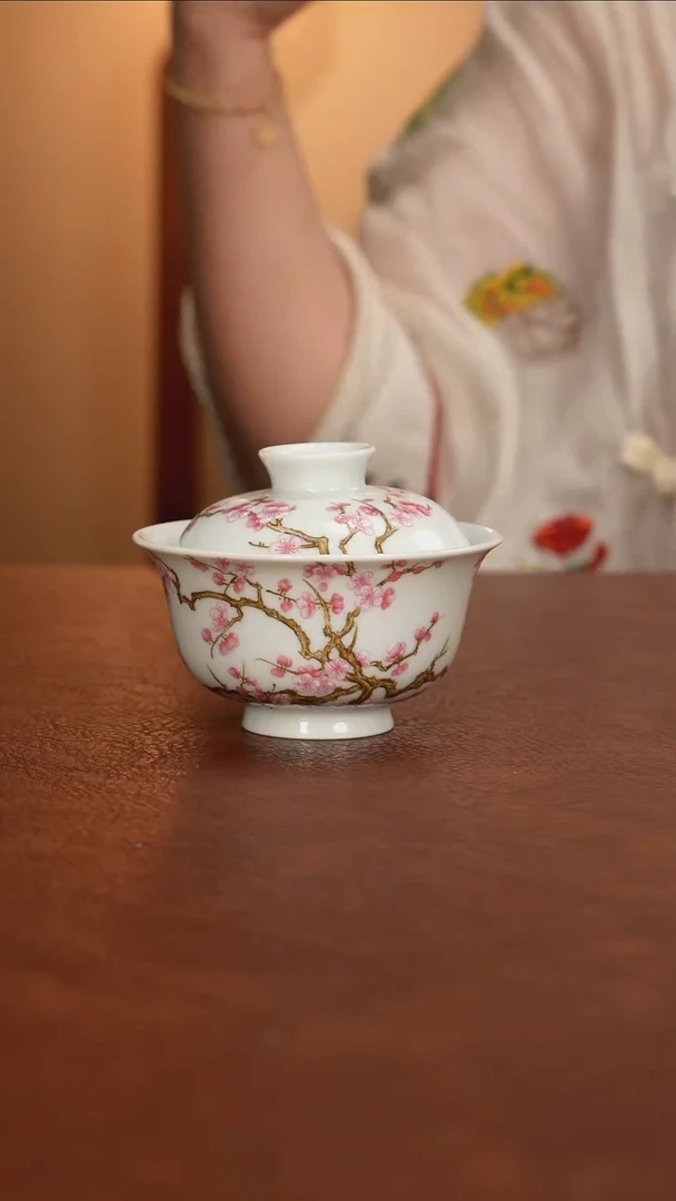景德镇瓷器，青花瓷手绘茶具~