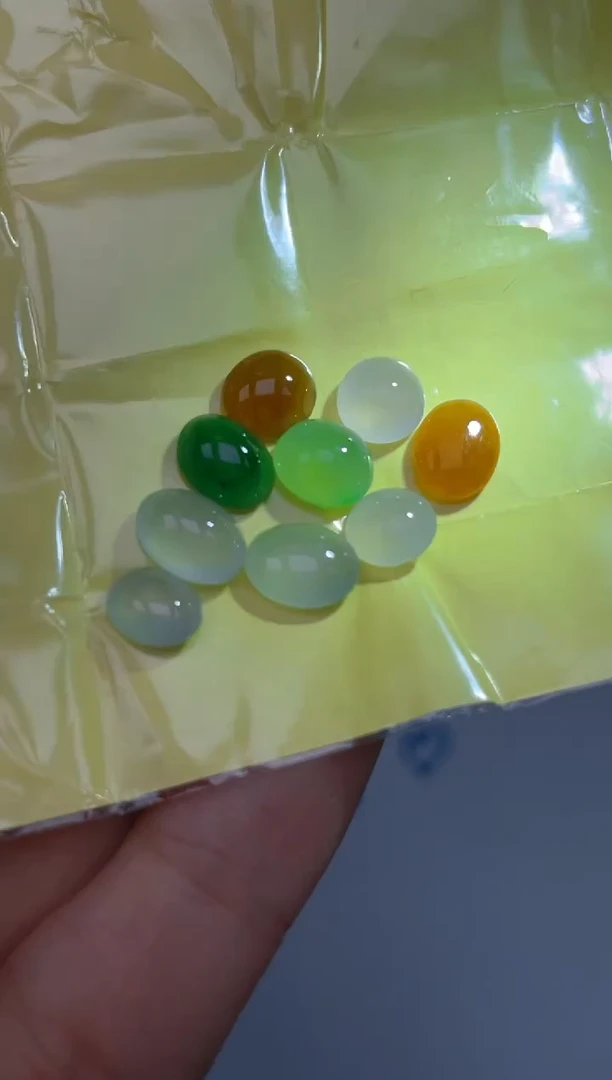 未镶嵌定制翡翠天然翡翠裸石蛋面76