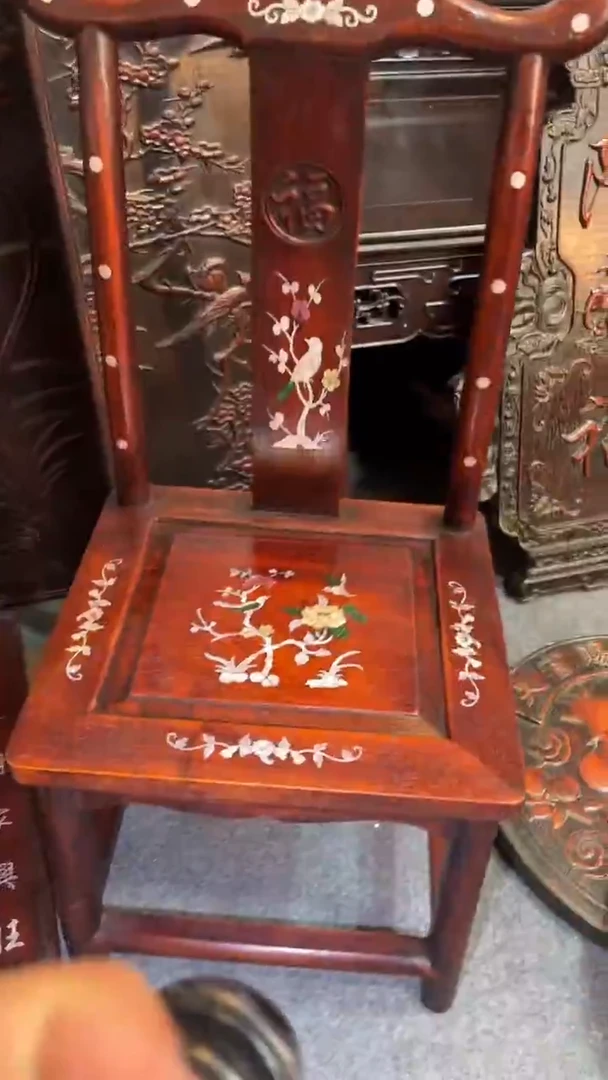 非洲紫檀（红花梨）椅子75CM