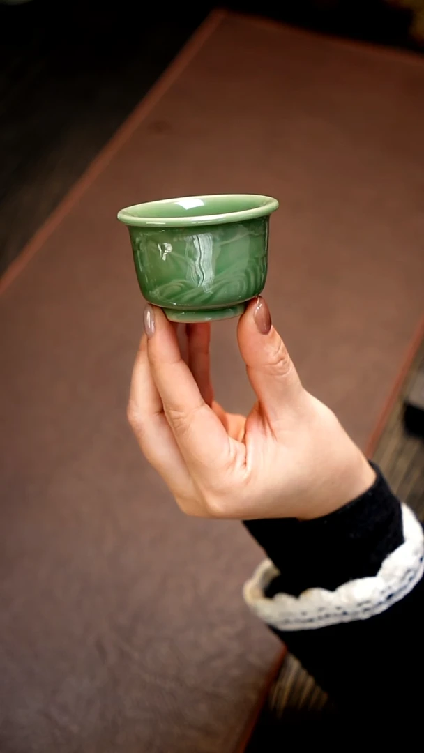 青瓷手工茶器包邮不带礼盒