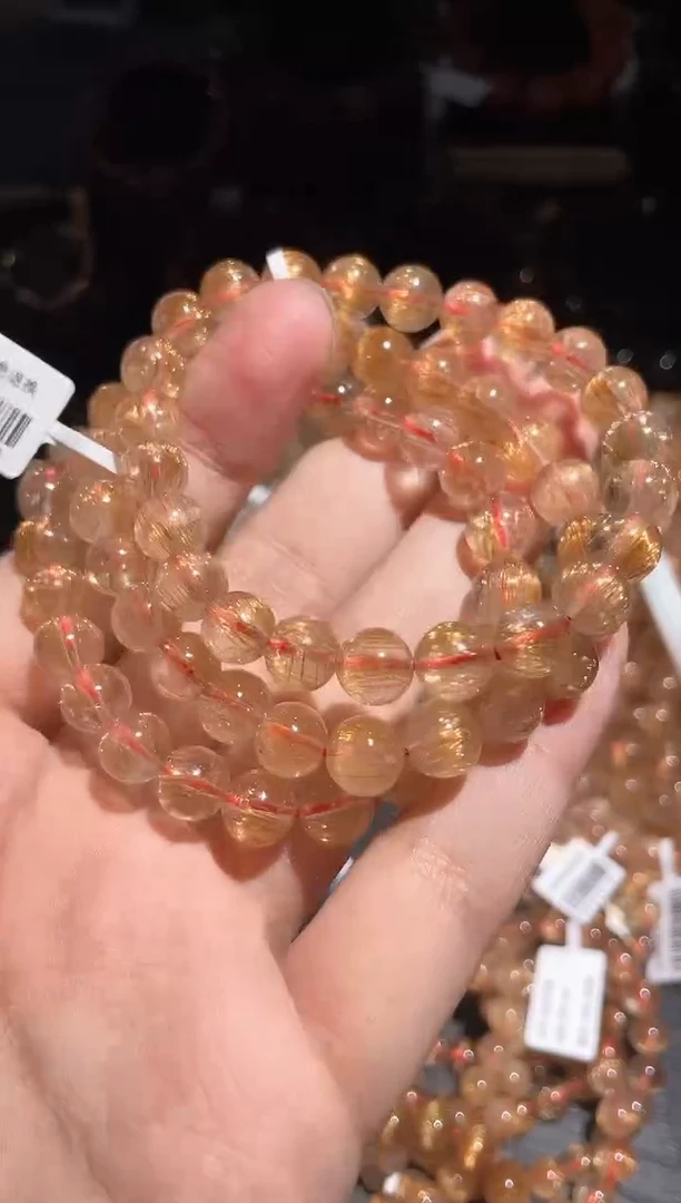 【闪购商品】水晶手链未镶嵌发晶单圈A8（多样性发其一）