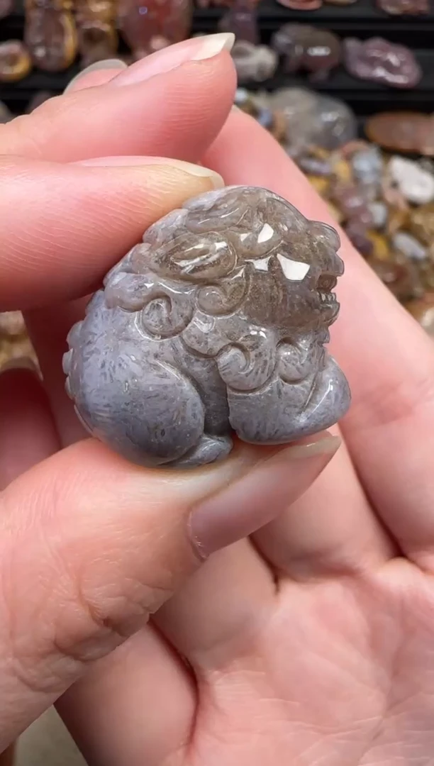 颈饰未镶嵌硅化珊瑚（珊瑚玉）052