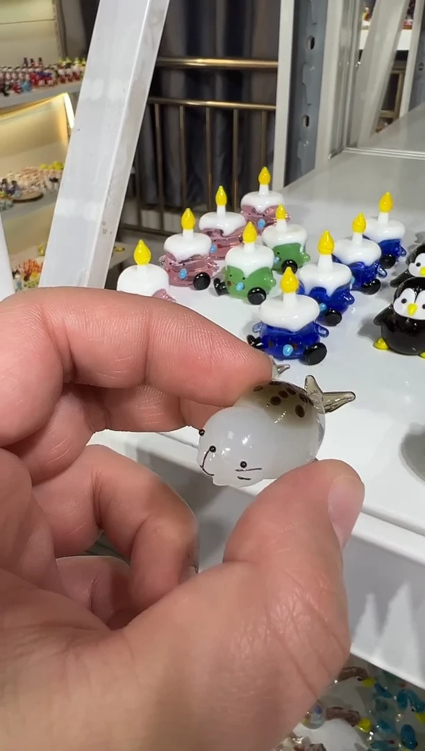 手工艺品琉璃海豹