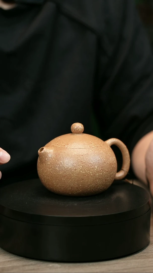 茶壶紫砂若*H2367段泥粗砂西施