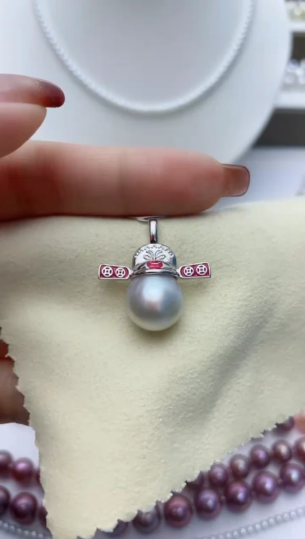 【闪购商品】海水珍珠颈饰银S925镶嵌W42