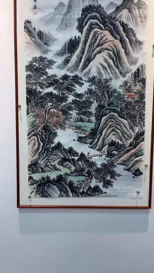 国画国画宣纸  揽胜