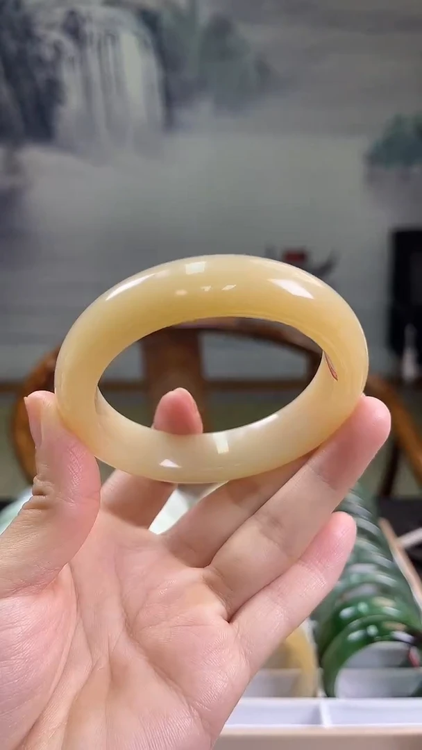 未镶嵌手镯和田玉58圈口9242