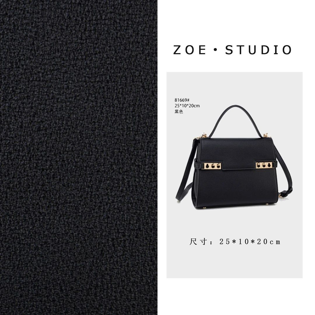 【佐伊甄选】QYX-81669-黑色轻奢女士时尚潮流通勤腋下斜挎包