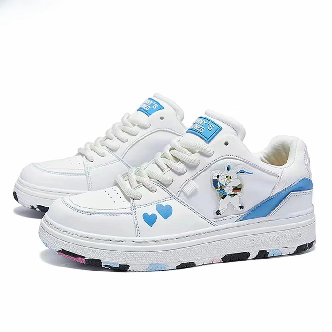 新款皮面透气轻便情侣板鞋3A02【S】