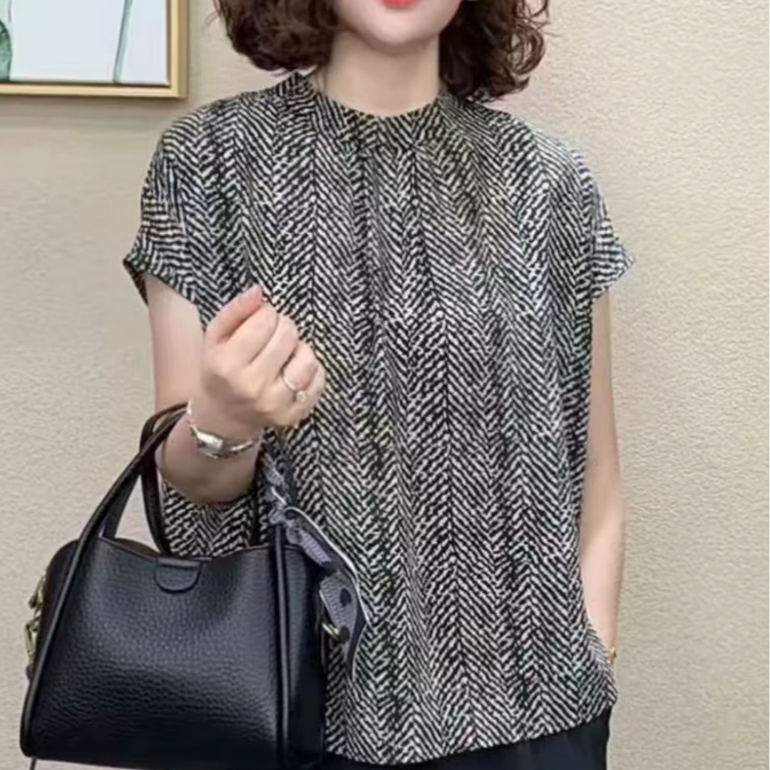 现货-运费补贴夏季新款气质t宽松百搭减龄显瘦休闲时尚122洋气
