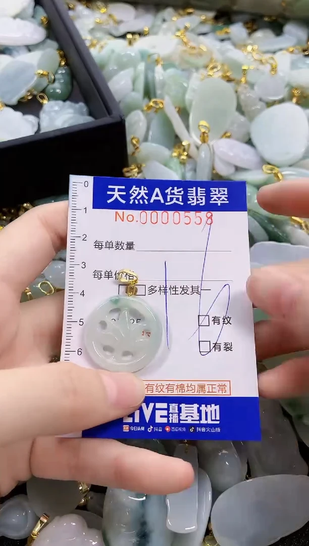 颈饰未镶嵌翡翠天然A货翡翠