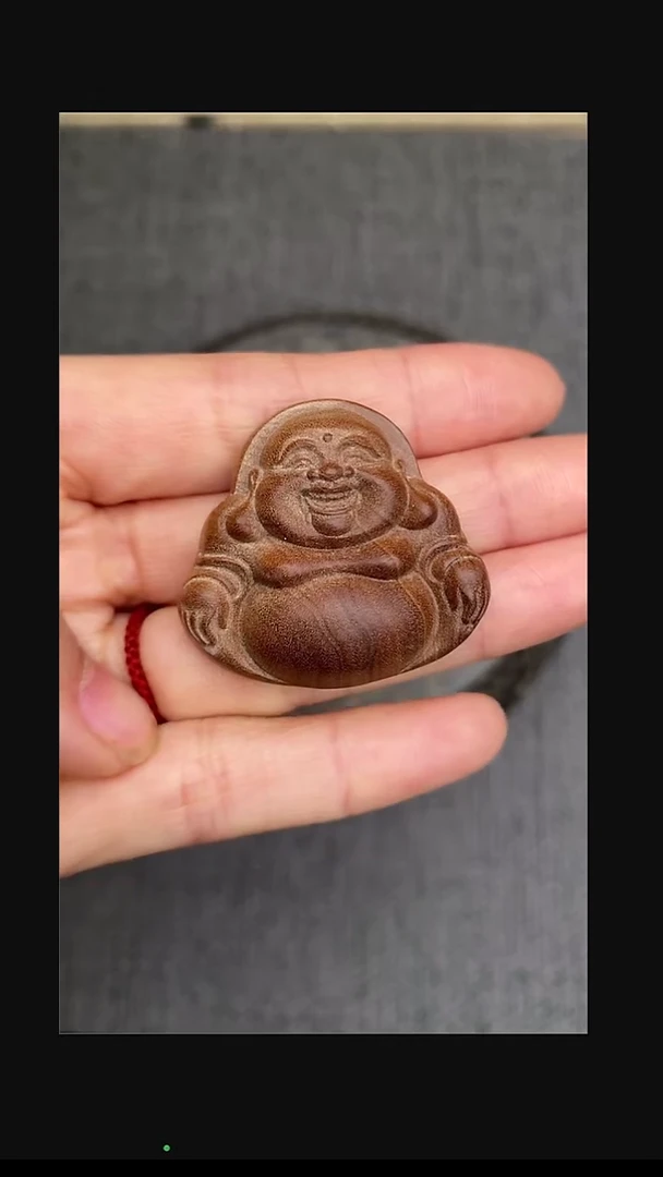 【闪购商品】檀香木吊坠佛公吊坠