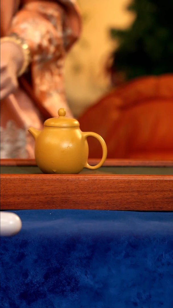 紫砂 宜兴紫砂  黄金朱泥 明式龙蛋