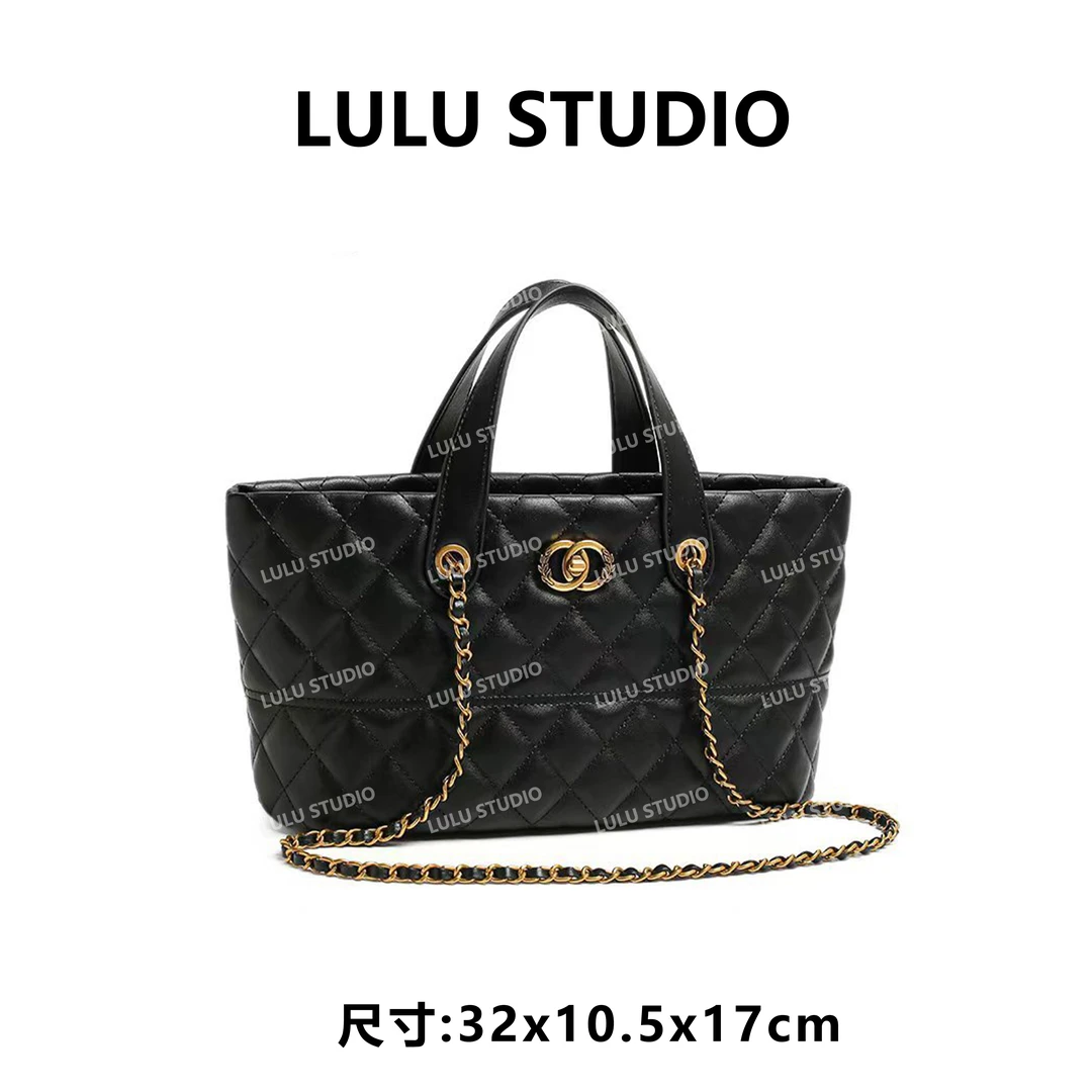 【LULU】QYX-81705-黑色RAIN.CUN休闲时尚百搭腋下女包